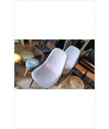 CHAISE TISSU GRIS