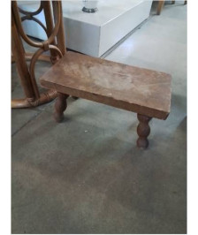 PORTE PLANTE RECTANGULAIRE BOIS PIEDS TOURNÉS 