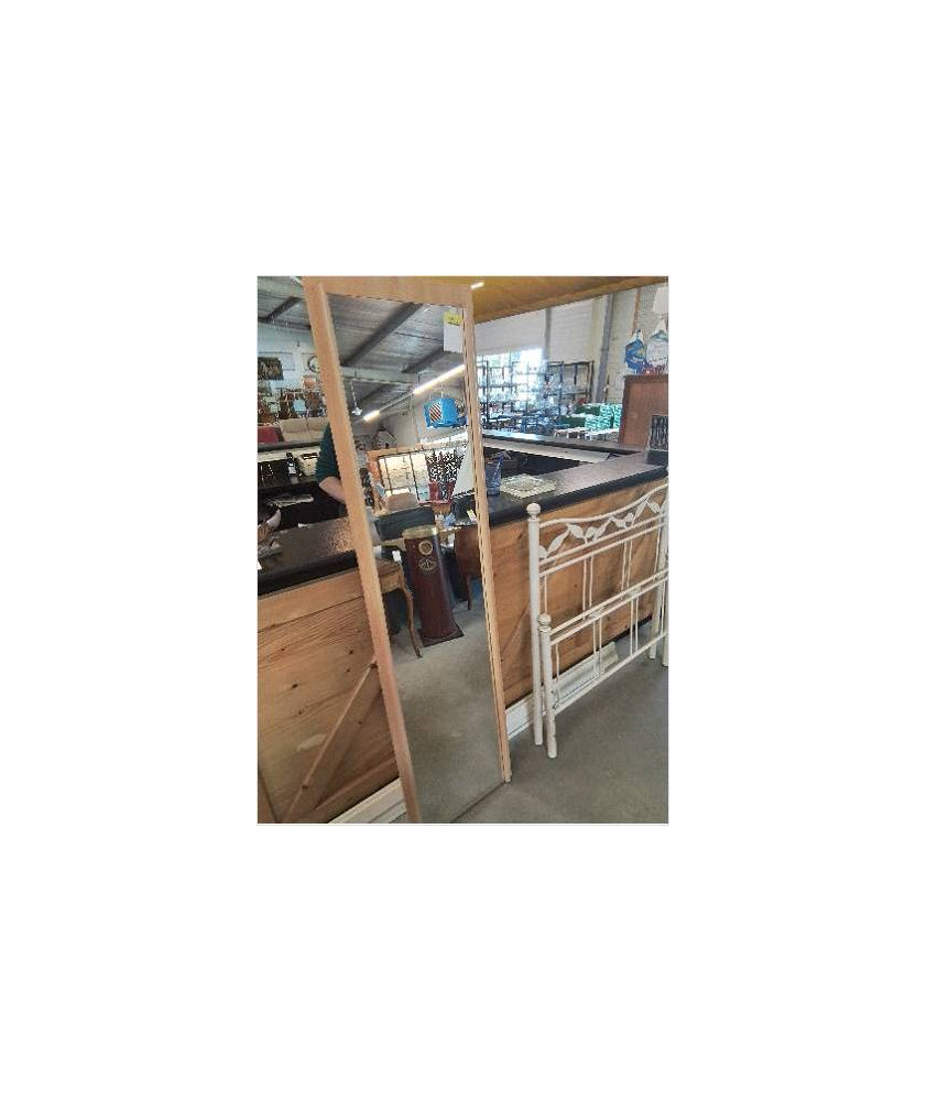 MIROIR BOIS CLAIR 187X48,5CM