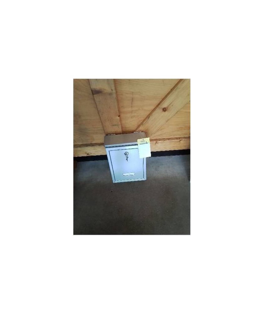 BOITE À LETTRES MÉTAL AVEC 2 CLÉS 