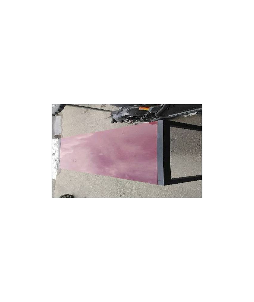 TABLE RECTANGLE DESSUS VERRE 90 X160 