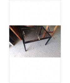 TABLE BASSE DESSUS VERRE