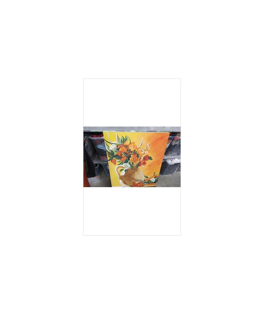 TOILE PEINTE BOUQUET GM