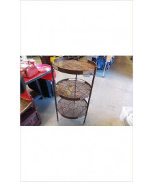 RANGEMENT METAL 3 NIVEAUX VINTAGE