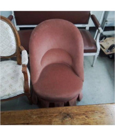 FAUTEUIL CRAPAUD ROSE