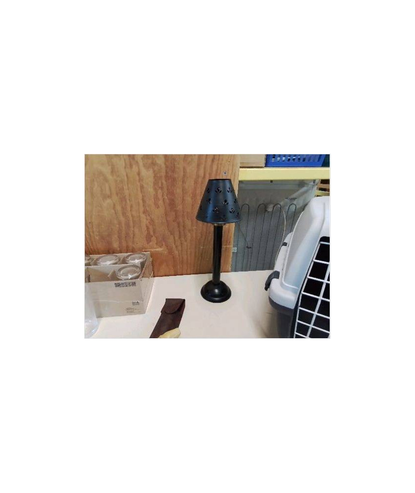 PORTE PHOTOPHORE TOLE EN LAMPE