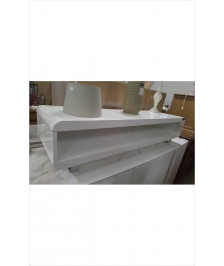 MEUBLE TV LAQUE BLANC