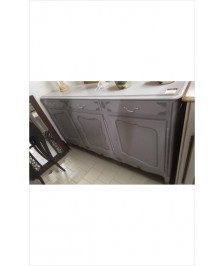 ENFILADE CHENE GRISE 3 PORTES