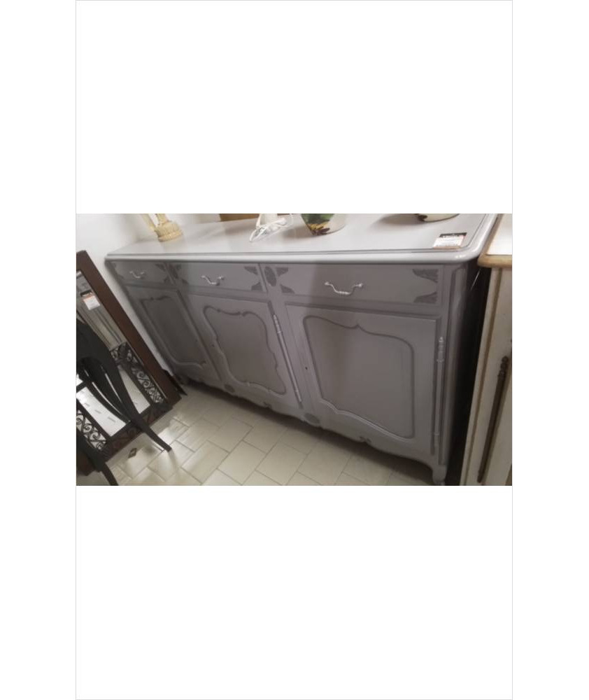 ENFILADE CHENE GRISE 3 PORTES