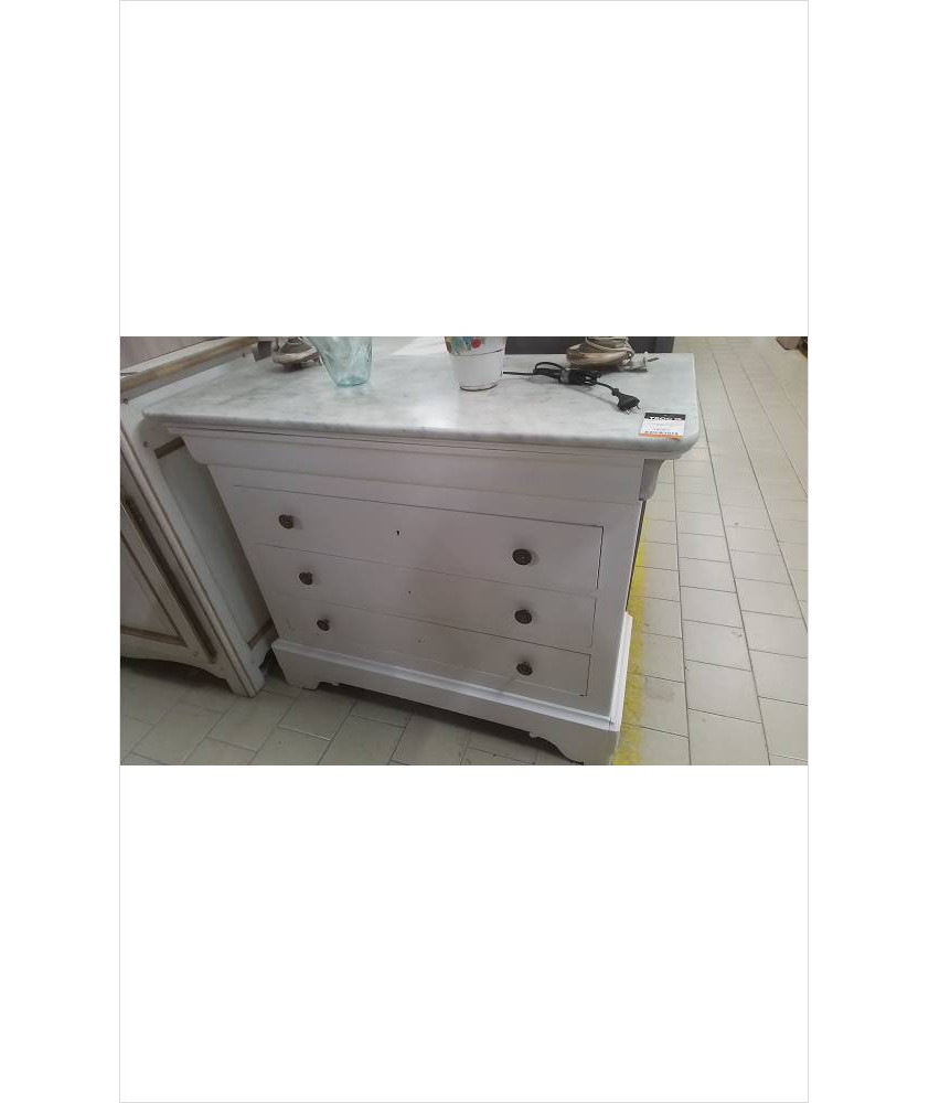 COMMODE LP MARBRE BLANC+ CL