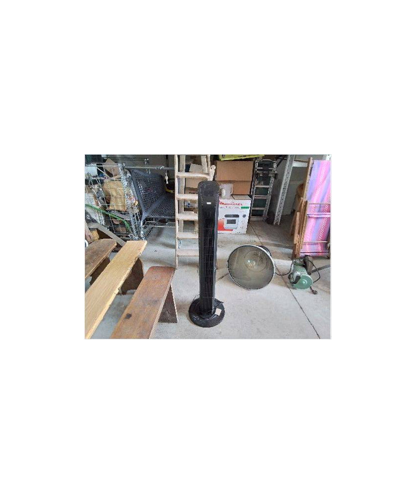 VENTILATEUR COLONNE NOIR 