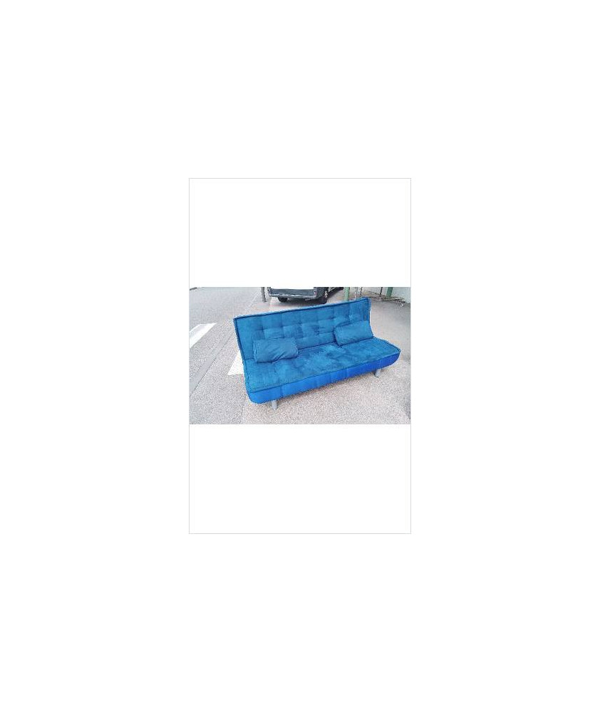 BANQUETTE CLIC CLAC BLEUE / EN L’ETAT 