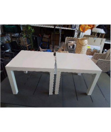 TABLE BASSE BLANCHE LAQUÉ 