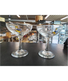 COUPES BABYCHAM LOT DE 2