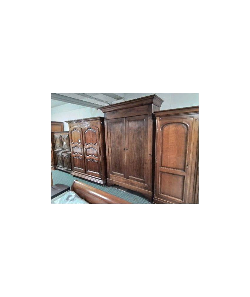 GRANDE ARMOIRE LOUIS PHILIPPE EN NOYER