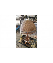 LAMPE ROTIN PIED BAMBOU