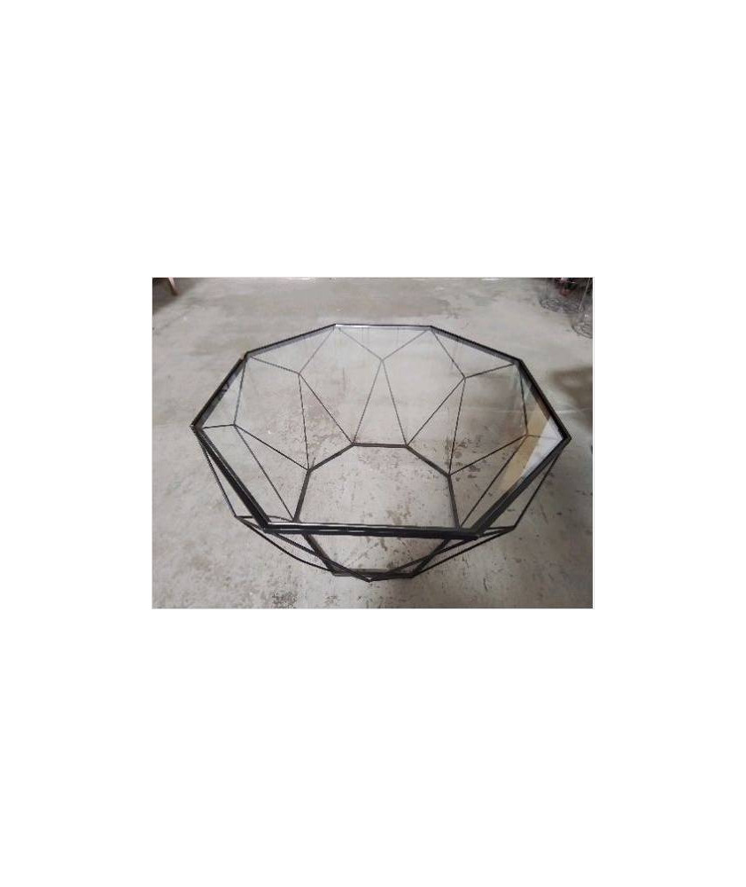 TABLE BASSE HEXAGONALE 
