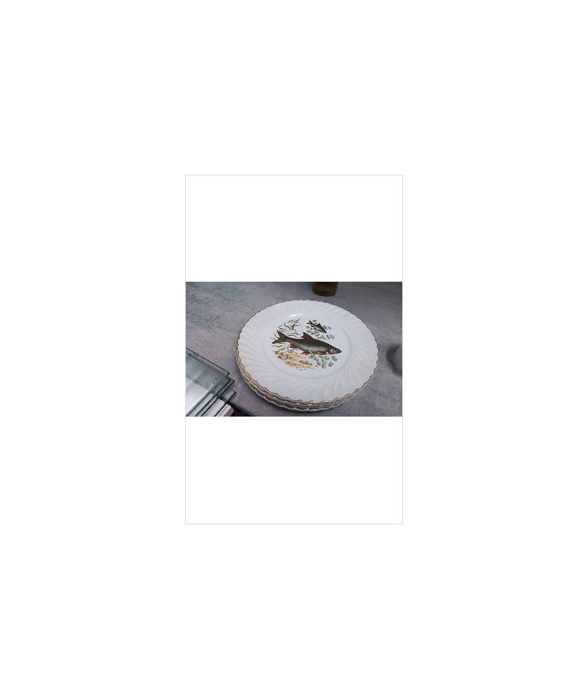 ASSIETTES POISSON X4 