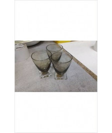VERRES A LIQUEUR ART DECO X3 