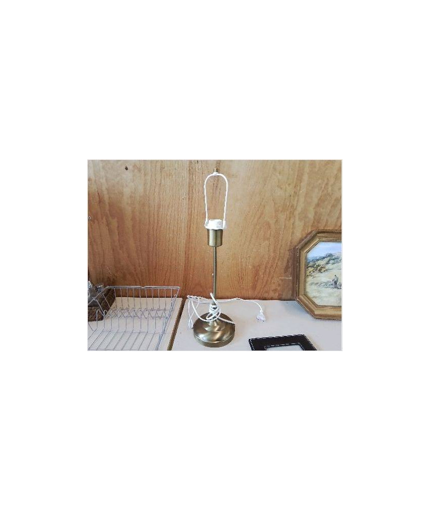 LAMPE PIED DORÉ 