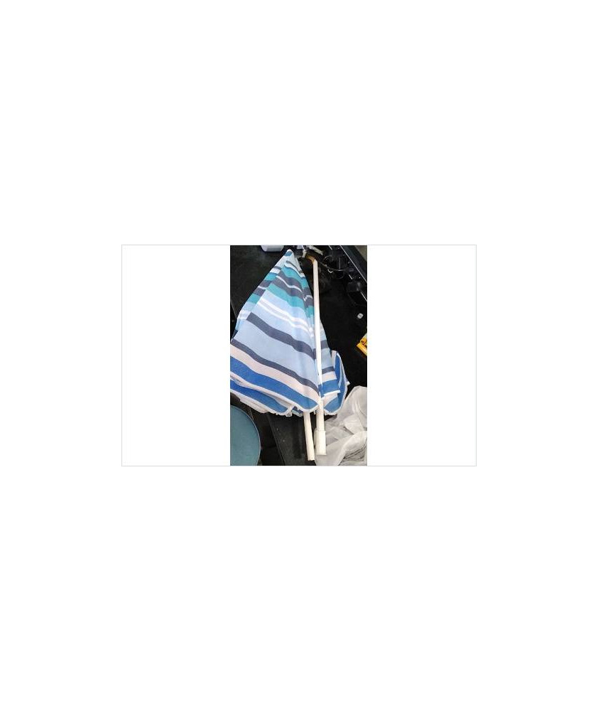 PARASOL RAYE BLEU 