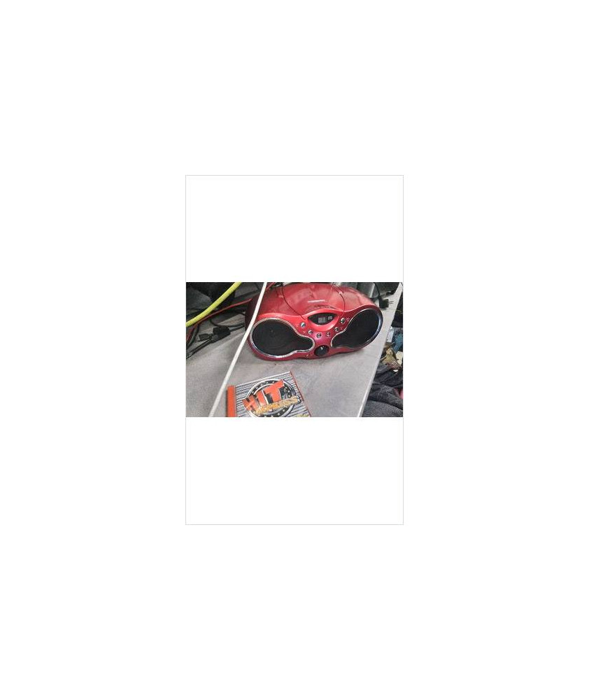 POSTE RADIO CD ROUGE