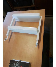 ÉTAGÈRE DE BUREAU METAL BLANC 
