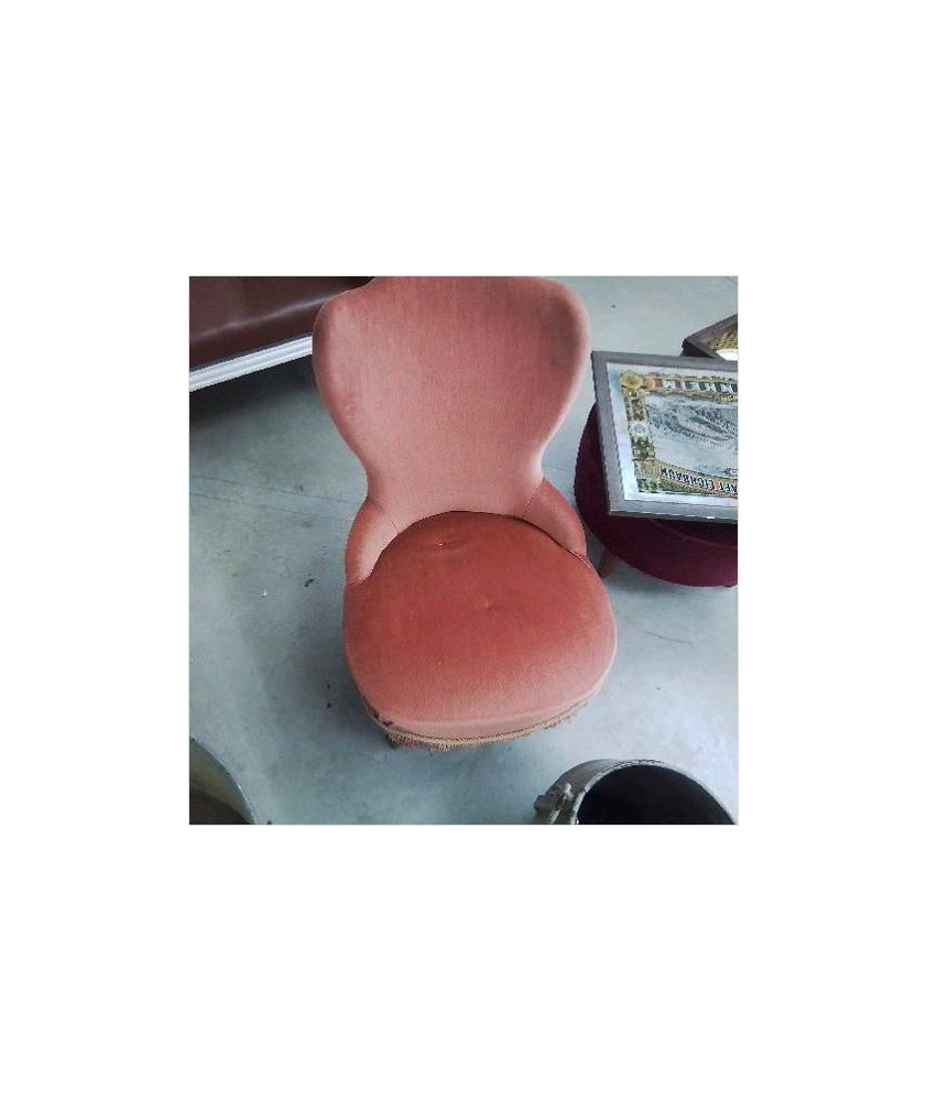 CHAISE CRAPAUD ROUGE