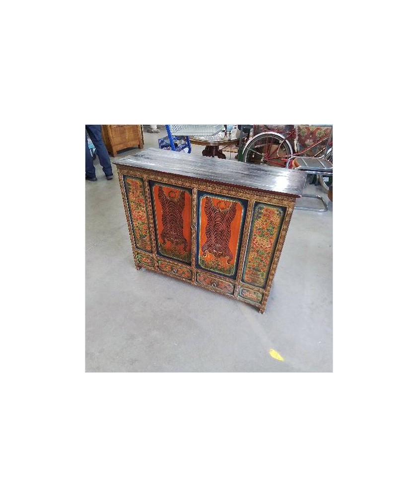 MEUBLE 2 PORTES AFRICAIN