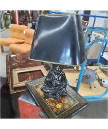 LAMPE NOIR BOUDDHA 