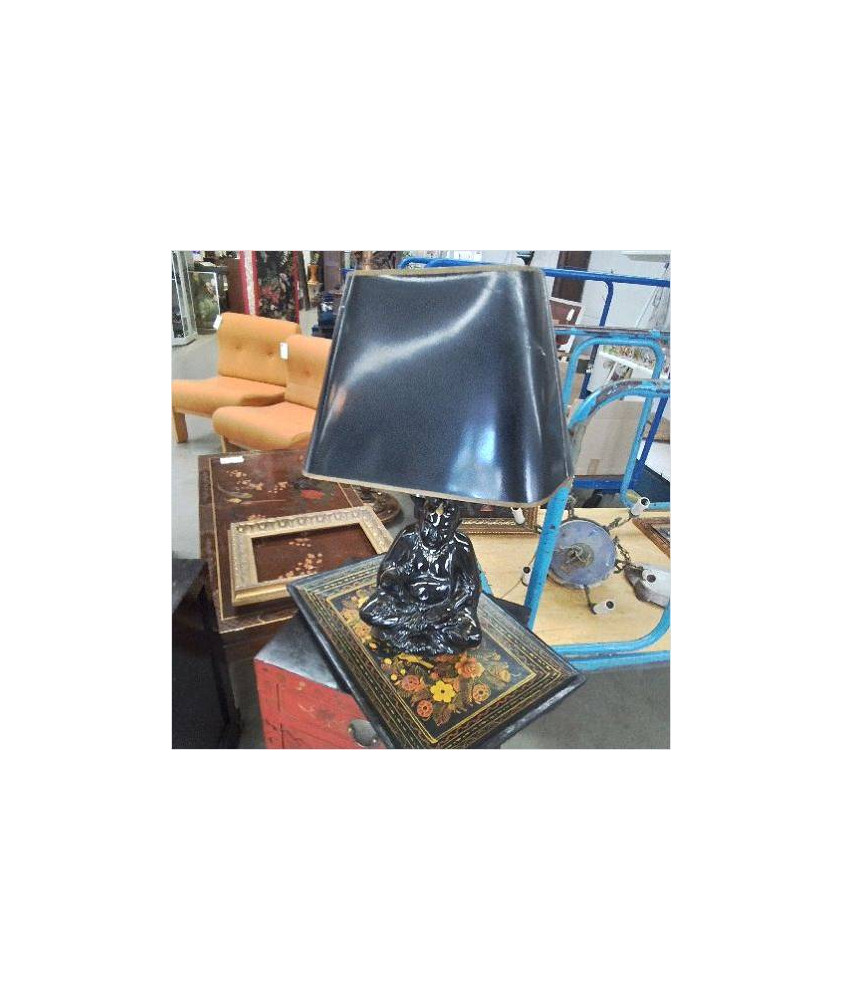 LAMPE NOIR BOUDDHA 