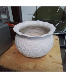 CACHE POT BLANC