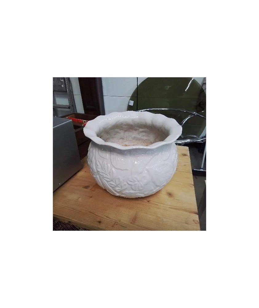 CACHE POT BLANC