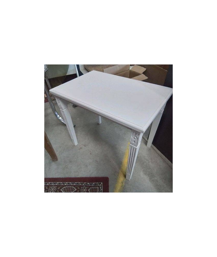 TABLE BASSE BLANCHE STYLE LOUIS XVI