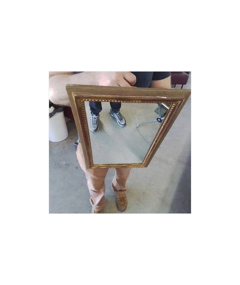 MIROIR BORD DORE 