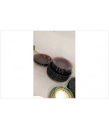 ASSIETTES VERRE VIOLETTES 