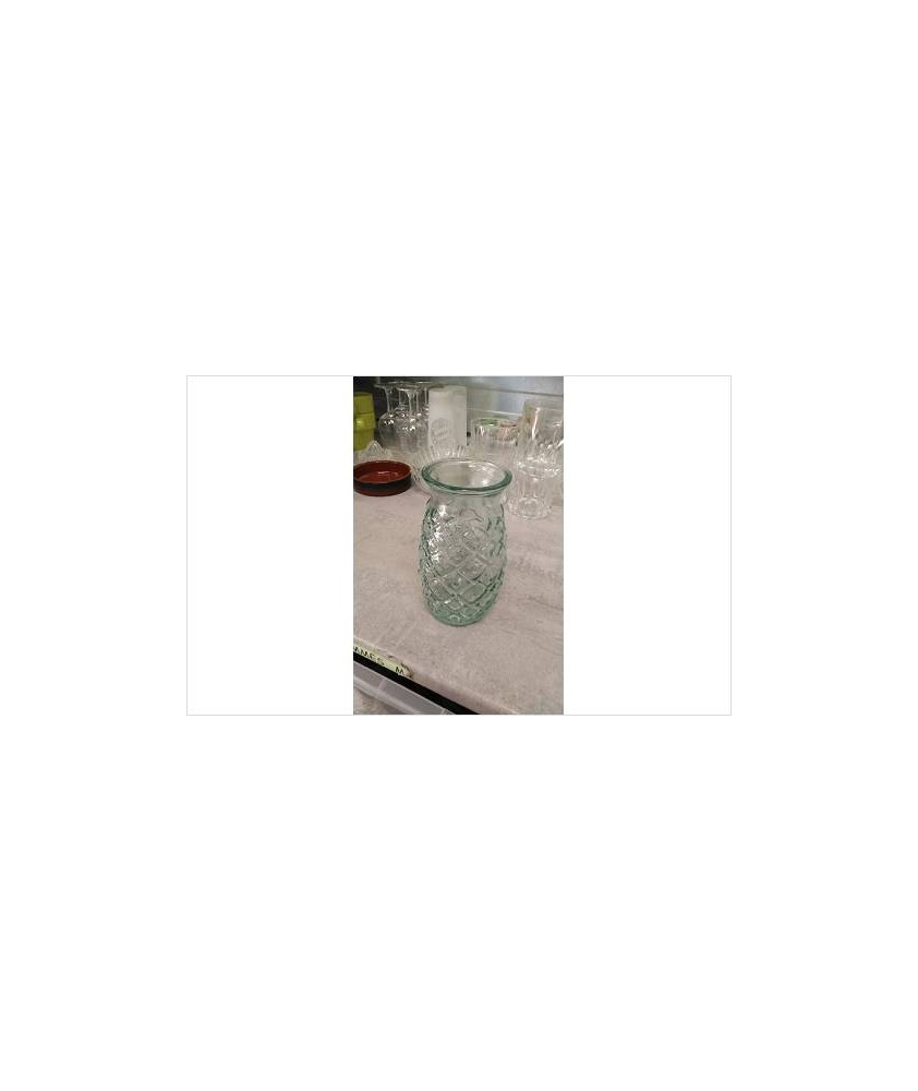 VASE VERRE ANANAS 