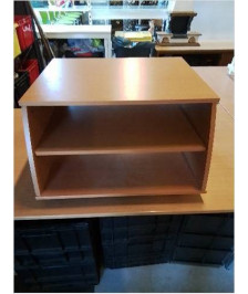 MEUBLE TV BOIS CLAIR 1 NICHE 