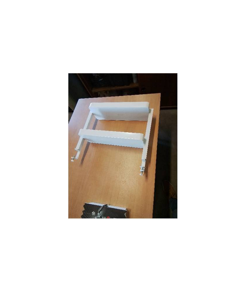 ÉTAGÈRE DE BUREAU METAL BLANC 