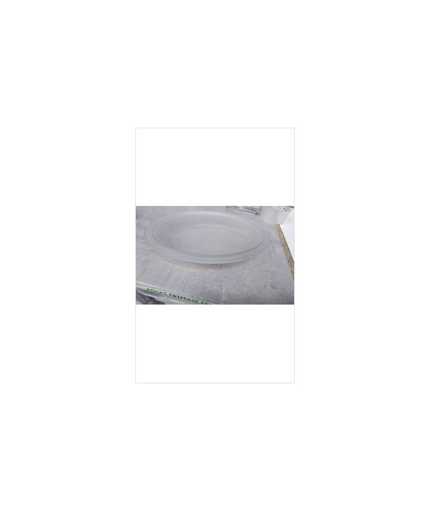 PLAT VERRE OVALE 