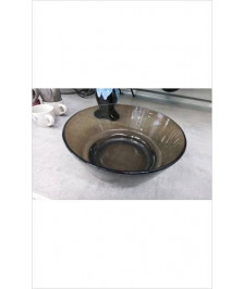 SALADIER VERRE MARRON