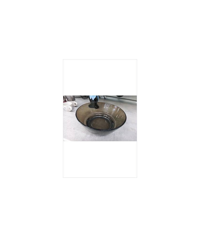 SALADIER VERRE MARRON