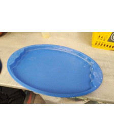 PLATEAU BLEU PLASTIQUE 