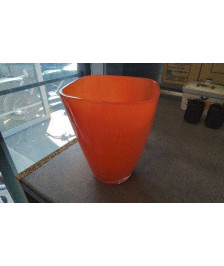 VASE VERRE ORANGE 