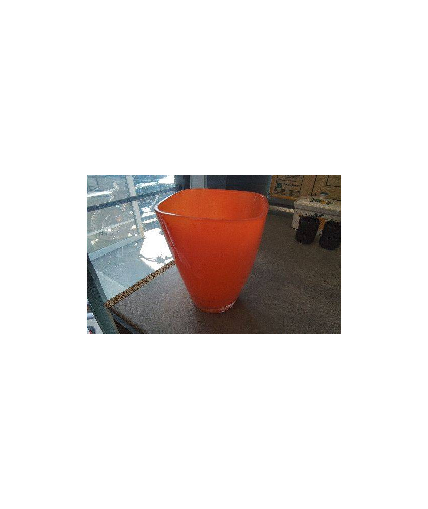 VASE VERRE ORANGE 