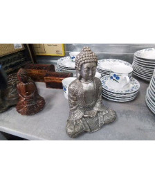 DECO BOUDDHA ARGENTE MDM
