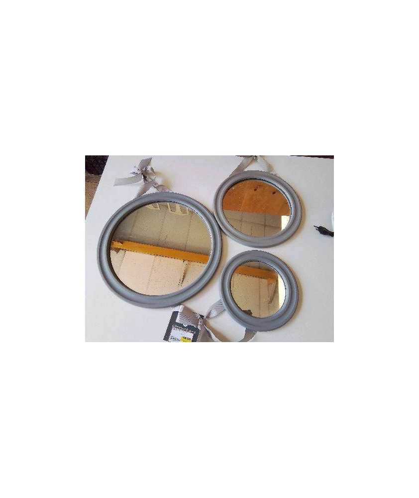 LOT DE 3 MIROIRS 