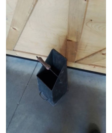 SEAU A CHARBON MÉTAL ANSE BOIS 