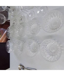 8 COUPELLES CRISTAL 