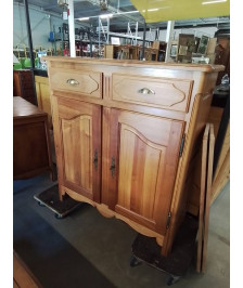 BUFFET 3 QUARTS BOIS CLAIR MOULURÉ 2 TIROIRS 2 PORTES